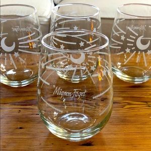 Stemless Wine Glasses, set of 4
